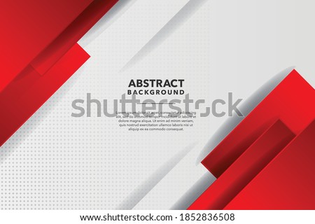 MODERN ABSTRACT RED AND WHITE BACKGROUND 
