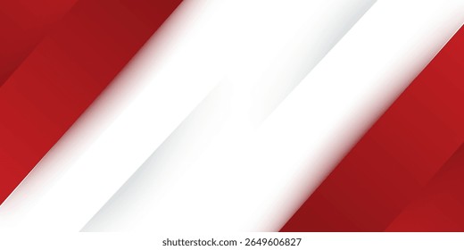 FONDO ROJO Y BLANCO ABSTRACTAS MODERNO.eps10