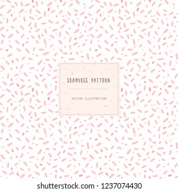 Modern Abstract Repeating Vector Confetti Pattern Background. Seamless Pattern for fashion. The template for the cover fabric, books. Modern design for the fabric, wallpaper, greeting cards and more.
