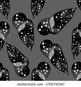 Modern abstract seamless pattern with creative colorful tropical leaves for design. Retro bright summer background. Jungle foliage illustration. Swimwear botanical design. Vintage exotic print. Vector