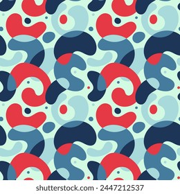 Modern abstract seamless pattern for digital printing or fabric printing
