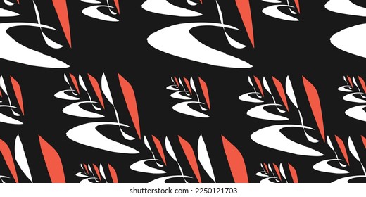Modern abstract seamless pattern. fashionable template for design. new design 2023