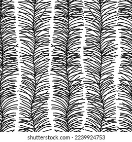 Modern abstract seamless pattern with organic brush seamless pattern. Grunge abstract art textile background texture. 