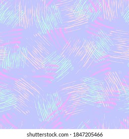 Modern abstract seamless pattern with pastel colors brush strokes. Contemporary artistic pattern for tile, wrapping paper, wallpaper, fabric, interior decor and other use. Vector illustration.