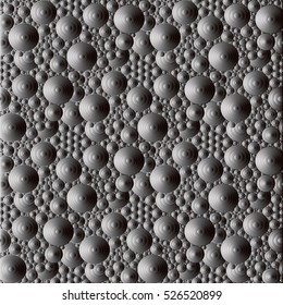 Modern abstract seamless pattern. Stylish geometric grey  background. Luxury 3d wallpaper. Elegant vector endless texture.