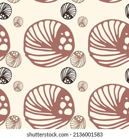 Modern abstract seamless pattern for textile design. Seamless vector background pattern with abstract ornaments. Retro bright summer background. Vintage exotic print.