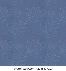 Modern abstract seamless pattern for textile design. Seamless vector background pattern with abstract ornaments. Retro bright summer background. Vintage exotic print.