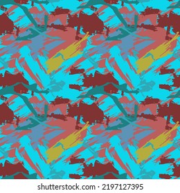 Patrón abstracto y moderno para el diseño textil. Patrón de fondo vectorial impecable con ornamentos abstractos. Fondo de verano retro y luminoso. Impresión exótica vintage.