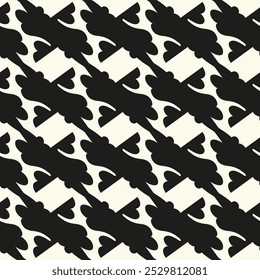 Modern abstract seamless pattern for textile design. Seamless vector background pattern with abstract ornaments. 
