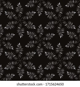 Moderno patrón abstracto sin fisuras con hojas tropicales acuarelas para el diseño textil. Fondo de verano retro. Ilustración de follaje de la jungla. Diseño botánico de ropa de baño. Impresión exótica vintage. Vector.