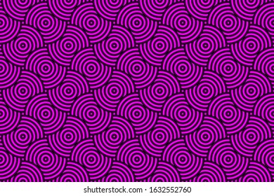 Modern abstract abstract Seamless Patterns are inspired by circle objects and Japanese styles. Very good for t-shirts, textiles, fabrics, paper motifs, wrapping paper, backgrounds, banners, etc.