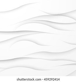 Modern abstract shadow lines wave wallpaper. Vector illustration.Abstract smooth blurred grey waves background. Vector graphic art wavy design