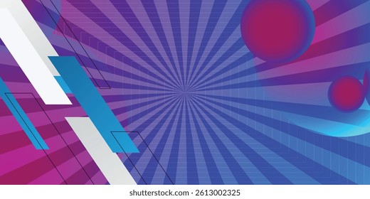 Modern abstract shape concept design background, geometric shapes, nostalgia, 70s, 80s vintage style