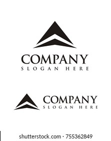 Modern abstract shape for construction, finance and consulting logo template designed based in vector formats.
