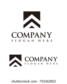 Modern abstract shape for construction, finance and consulting logo template designed based in vector formats.