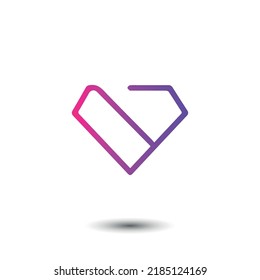Modernes abstraktes Logo-Design, Vektorgrafik