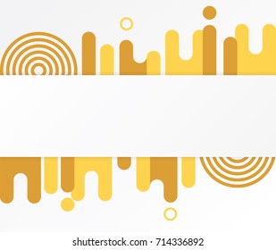 modern abstract shapes. design flat elements. Vector