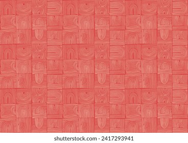 Modern abstract shapes monochrome seamless linear pattern with arches. Geometric textured pattern. Scandinavian graphic print. Neutral vector illustration for tile, wallpaper, carpet. Retro design.