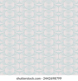 Modern abstract shapes monochrome seamless linear pattern with arches. Geometric textured. Scandinavian graphic print. Japanese, Chinese illustration for tile, wallpaper, carpet, rug. Retro design.