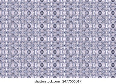 Modern abstract shapes monochrome seamless linear pattern with arches. Geometric textured. Scandinavian graphic print. Japanese, Chinese illustration for tile, wallpaper, carpet, rug. Retro design.