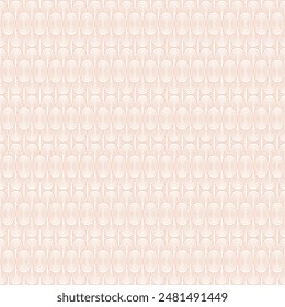 Modern abstract shapes monochrome seamless linear pattern with arches. Geometric textured. Scandinavian graphic print. Japanese, Chinese illustration for tile, wallpaper, carpet, rug. Retro design.