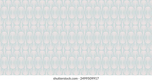Modern abstract shapes monochrome seamless linear pattern with arches. Geometric textured. Scandinavian graphic print. Japanese, Chinese illustration for tile, wallpaper, carpet, rug. Retro design.