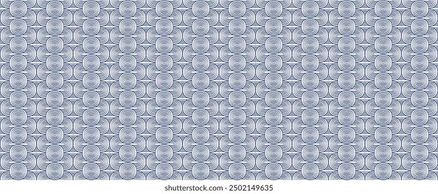 Modern abstract shapes monochrome seamless linear pattern with arches. Geometric textured. Scandinavian graphic print. Japanese, Chinese illustration for tile, wallpaper, carpet, rug. Retro design.