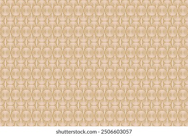 Modern abstract shapes monochrome seamless linear pattern with arches. Geometric textured. Scandinavian graphic print. Japanese, Chinese illustration for tile, wallpaper, carpet, rug. Retro design.