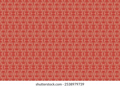 Modern abstract shapes monochrome seamless linear pattern with arches. Geometric textured. Scandinavian graphic print. Japanese, Chinese illustration for tile, wallpaper, carpet, rug. Retro design.