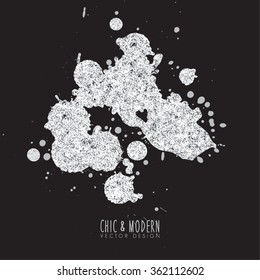Modern Abstract Silver Vector Design