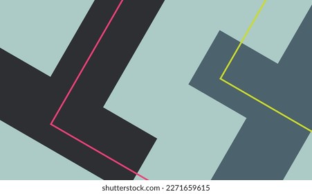 modern abstract simple flat background