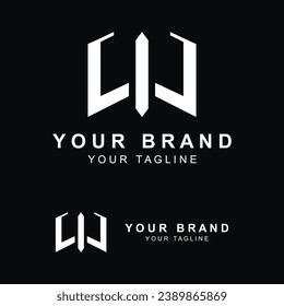 Modern abstract simple Letter W logo. Monogram logo. Logo for business, letter, business card, brand and company.