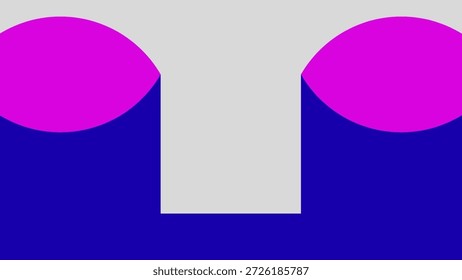 Moderna simplicidade abstrata misturando expressão calma com presença visual refinada