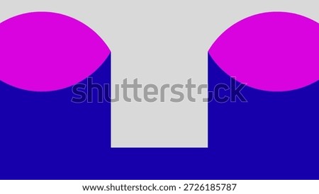 Modern abstract simplicity blending calm expression with refined visual presence