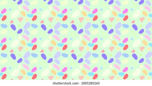 modern abstract small polka dot seamless pattern background. seamless colorful dot pattern with different grunge effect rounded spots. Vector illustration