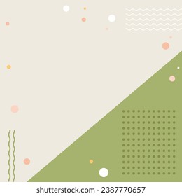 Modern Abstract Social Media Background Vector