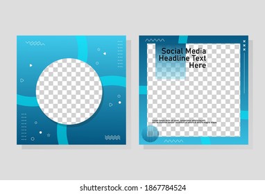 modern abstract social media post, re-editable design, vector eps 10