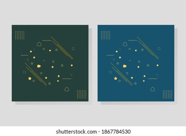 modern abstract social media post, re-editable design, vector eps 10