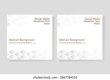 modern abstract social media post, re-editable design, vector eps 10