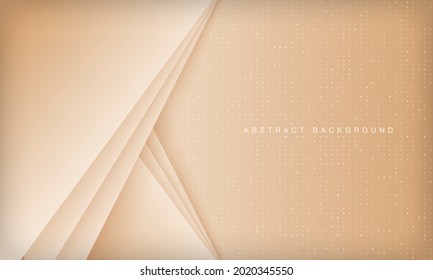 Modern abstract soft light golden background with luxury and elegant dots.