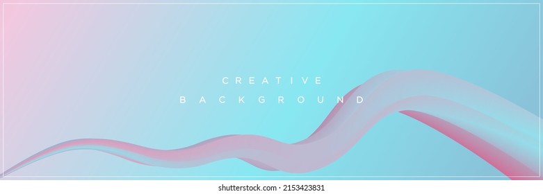 Modern abstract soft liquid gradient banner background design