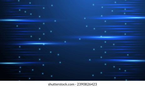 Modern abstract speed line background. Dynamic motion speed of light. Technology velocity movement pattern for banner or poster design. Vector illustration