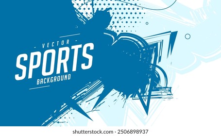 modern and abstract sporty vinyl background with splash effect vector