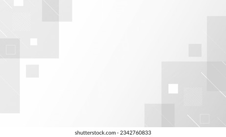 Modern abstract square pattern vector background. Geometric design with gray gradient. Perfect for web, business, and poster concepts. Minimalist, futuristic and trendy design for advertising.