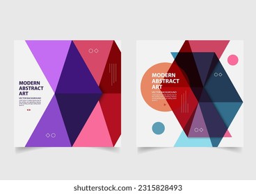Modern abstract square shape geometric background. background for business brochure or flyer, presentation and web design navigation layout. vector, illustration