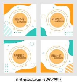 modern abstract square template with geometric style. use for social media posts, mobile apps, banners, web or internet ads.