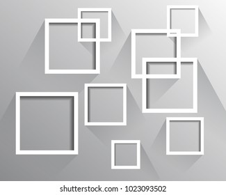 Modern Abstract Squares Background