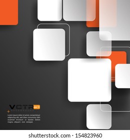 Modern Abstract Squares Background