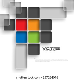 Modern Abstract Squares Background