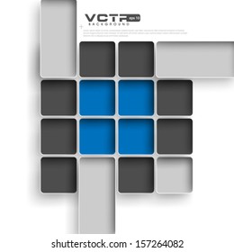 Modern Abstract Squares Background
